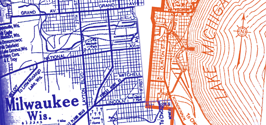 A stylized illustration of our block randomization design in Milwaukee.